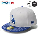 ニューエラ NEW ERA ロサンゼルス・ドジャース キャップ LA 59FIFTY Duck Canvas メンズ レディース ユニセックス 14388861 MLB メジャーリーグ 野球帽 帽子 スポーツキャップ ベースボールキャップ ぼうし