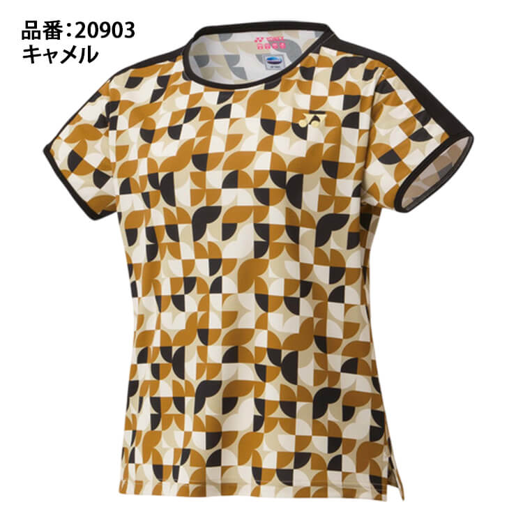 Baseball Park STAND INのヨネックス YONEX ウィメンズ ゲームシャツ 半袖 テニスウェア バドミントンウェア レディース 20903 スポーツウェア yon25fw｜アングル2