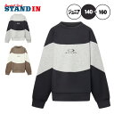 【2025モデル】オークリー ジュニア用 スウェット トレーナー 長袖 子供服 裏起毛 Ytr Qd Fleece Block Crew 10.0 FOA408...