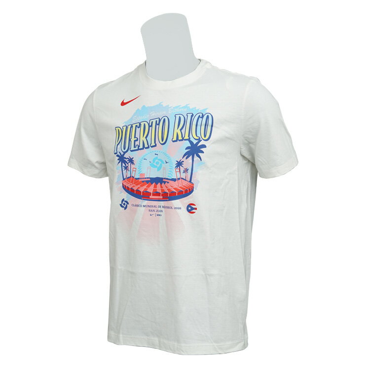 乐天商城 - ナイキ 2026 WBC Tシャツ ホストシティ プエルトリコ 半袖 大人 メンズ ユニセックス N199-10A-WB1-8LT 2026 World Baseball Classic グッズ ウエア ウェア 記念グッズ 記念アイテム nike