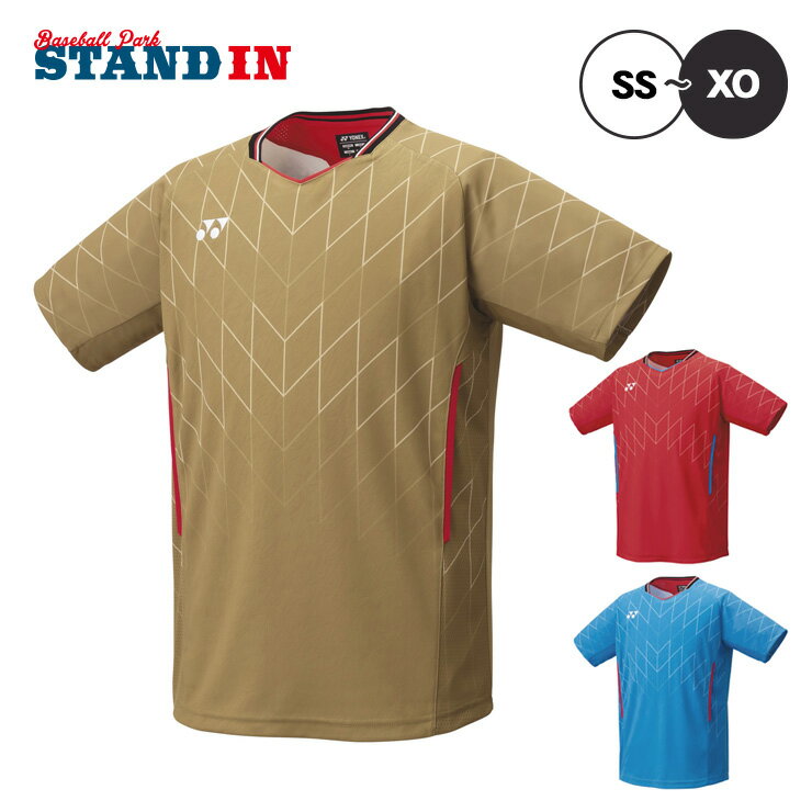 ヨネックス YONEX メンズ ゲームシャツ フィットタイプ 半袖 テニスウェア バドミントンウェア 10698 スポーツウェア yon25fw