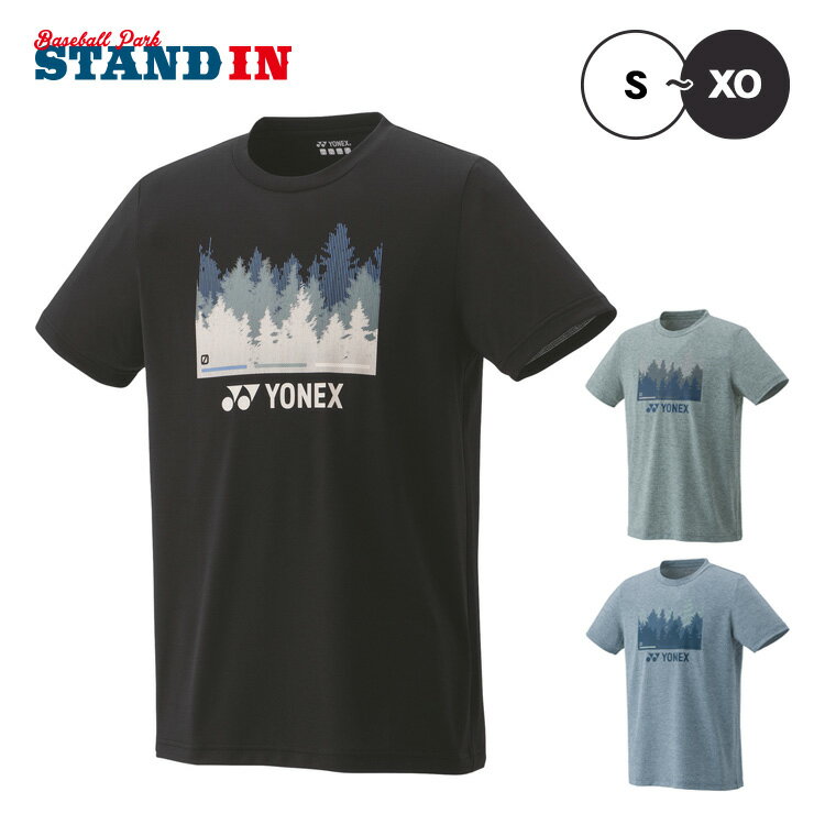 乐天商城 - ヨネックス YONEX ドライ Tシャツ フィットスタイル 半袖 テニスウェア バドミントンウェア メンズ ユニセックス 16804 スポーツウェア yon25fw