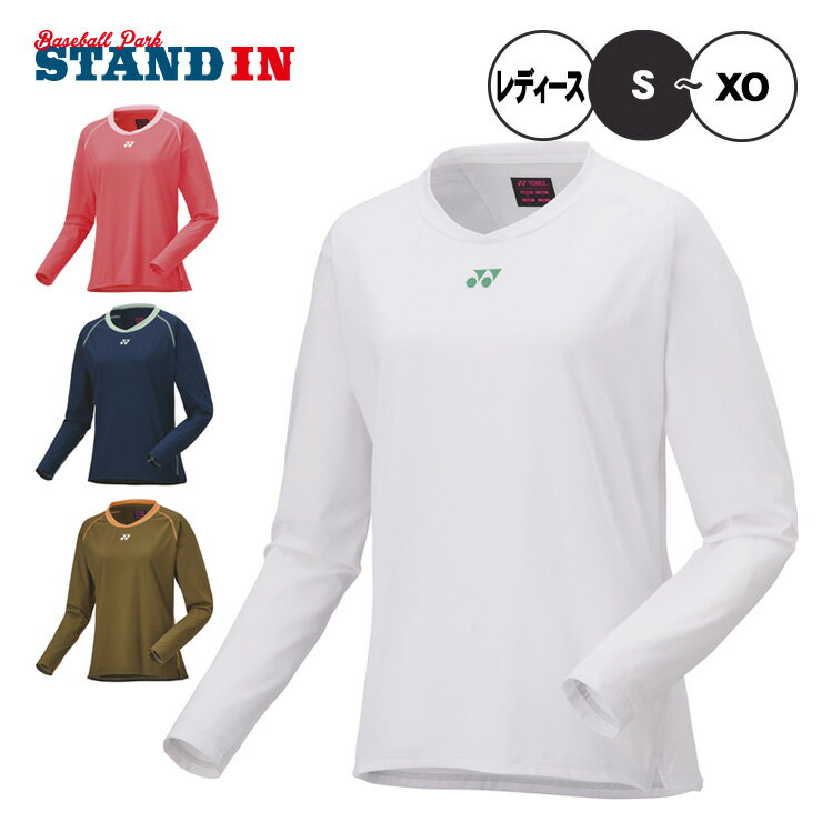 乐天商城 - ヨネックス YONEX ウィメンズ ゲームシャツ 長袖 テニスウェア バドミントンウェア レディース 20840 スポーツウェア yon25fw