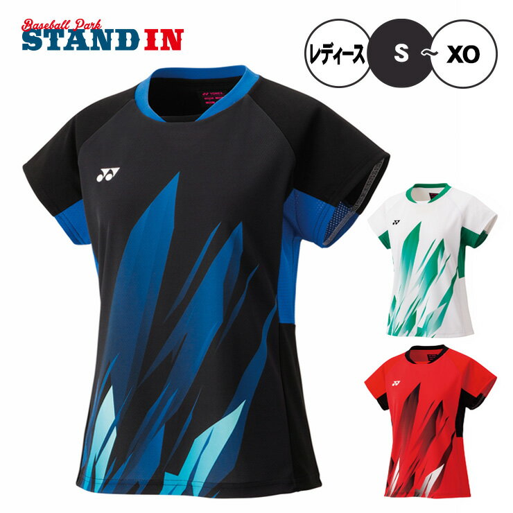 乐天商城 - ヨネックス YONEX ウィメンズ ゲームシャツ 半袖 テニスウェア バドミントンウェア レディース 20885 スポーツウェア yon25fw