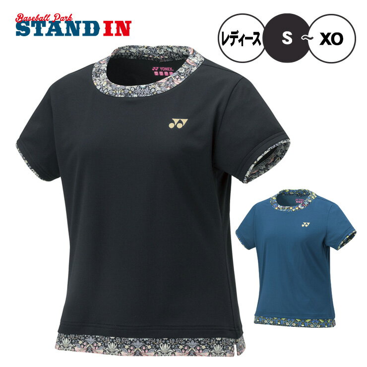 乐天商城 - ヨネックス YONEX ウィメンズ ゲームシャツ 半袖 テニスウェア バドミントンウェア レディース 20902 スポーツウェア yon25fw