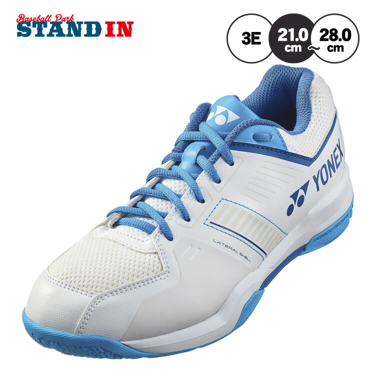 乐天商城 - ヨネックス YONEX バドミントン シューズ パワークッションストライダーフロー 3E メンズ ユニセックス SHBSF1 体育館シューズ ジム yon25fw