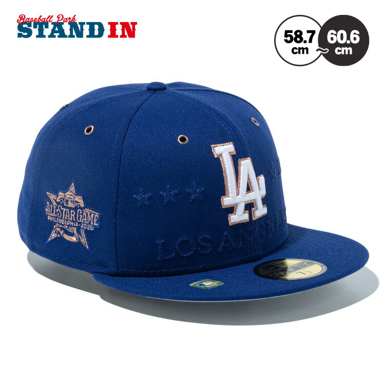 [2026 모델] 뉴 에라 NEW ERA 로스 앤젤레스 다저스 캡 올스타 59FIFTY 온필드 2026 MLB All-Star Game 남성 여성 유니섹스 LA 15122058 메이저 리그 야구 모자 모자 스포츠 캡 베이스볼 캡