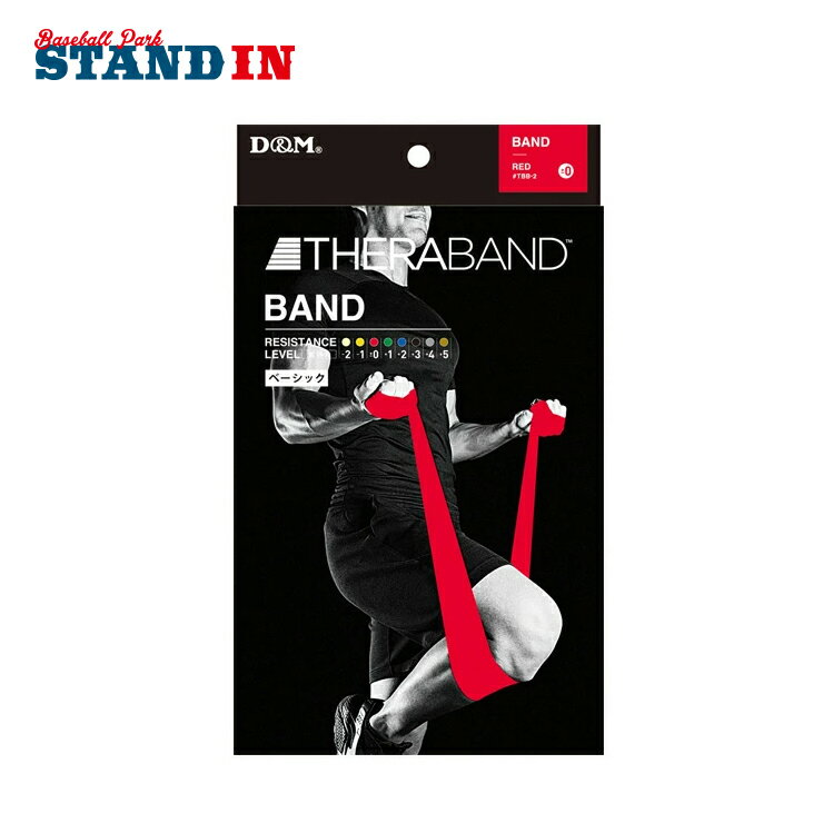 D&M ディーエム セラバンドブリスター レッド TBB2 トレーニングバンド 自宅 運動 宅トレ 家トレ 筋トレ tr20ss