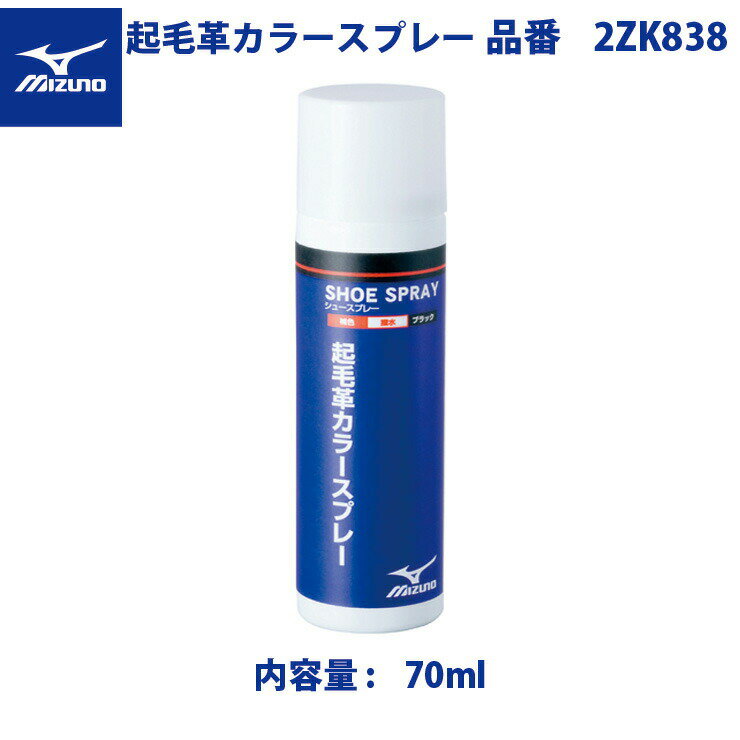 ミズノ 起毛革カラースプレー 2ZK83800 mizuno