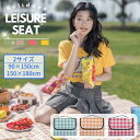 レジャーシート 厚手 一人用 おしゃれ 2人用 コンパクト 子供 大判 大きい モノトーン チェック チェック柄 折り畳み 折りたたみ 折りたたみレジャーシート...