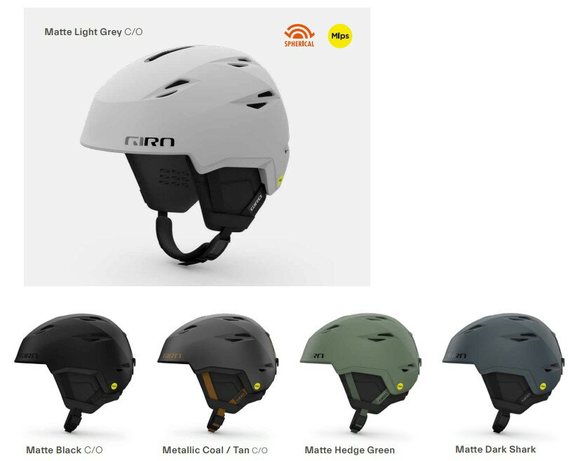 24-25 GIRO ジロ GRID SPHERICAL グリッド スフェリカル スキー スノーボード ヘルメット [超軽量+高機能ヘルメット]