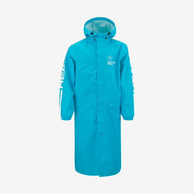 楽天スポーツエリア カスタム23-24 HEAD ヘッド RACE RAIN COAT JUNIOR レースレインコート ジュニア 821332 ポンチョ 雨具 レインウェア レインスーツ