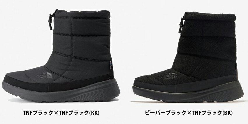 ザ・ノース・フェイス 23-24秋冬 THE NORTH FACE ザ・ノースフェイス W Nuptse Bootie WP VIII ヌプシ ブーティ ウォータープルーフ VIII（レディース） NFW52272 ブーツ 女性用 冬靴