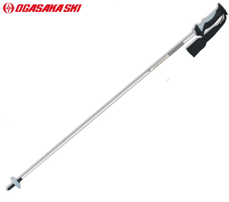 23-24 OGASAKA オガサカ スキーポール LC-1/WHT ストック カーボン DemoModel