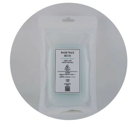 24-25 ササハラワックス 笹原 非フッ素ワックス BASE WAX BLUE 130g ベースワックス ブルー パラフィン 気温−20℃〜-0℃ 低温 乾燥雪 圧雪 アイスバーン 硫安*
