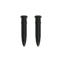 24-25 SWIX スウィックス ロングチップ径10mm RDHH039NE ブラック レーシングポール用 スペアパーツ2個1組 スキー ストック ポール*