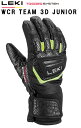 24-25 LEKI レキ WCR TEAM 3D JUNIOR 653 804701 ワールドカップ チーム ジュニア スキー グローブ レーシング 子供用$