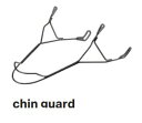 24-25 uvex ウベックス チンガード 5692201001 jakk+用 UVEX chin guard スキー*