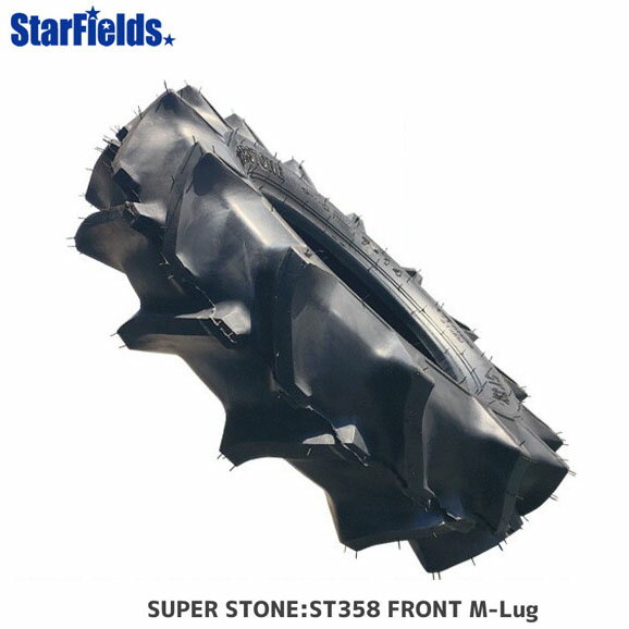 【5/9-5/16確率1/2!最大100%ポイントバック☆要エントリー】トラクター用前輪タイヤ SUPER STONE ST358 7-16 4PR TT 1本 スーパーストーン (チューブ別売) メーカー直送【法人のみ購入可・代引不可】