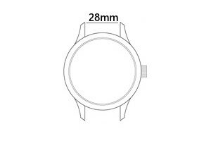 【純正ベルト】イタリアブランド DIESEL ディーゼル DZ7314 レザーバンド ストラップ 28mm【時計ベルト、バンド】