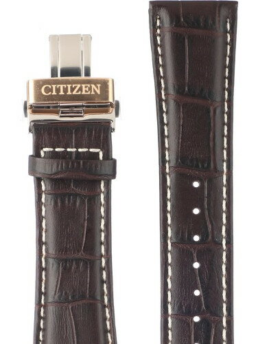 純正ベルト CITIZEN シチズン レザーベルト ストラップ 交換ベルト 23mm 59-R50167 BU2023-04E【時計ベルト、バンド】