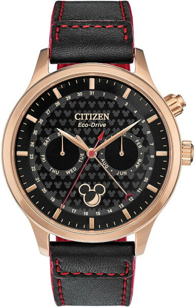 逆輸入 日本未発売 シチズン ディズニー ミッキーマウス エコドライブ ムーンフェイズ メンズ ウォッチ 月 CITIZEN AP1053-23W