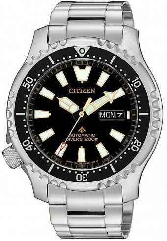 【ベルト調整無料】CITIZEN NY0090-86E シチズン プロマスター フグ 自動巻 オートマ メンズ ウォッチ ダイバー 200m防水 ブラック ゴールド