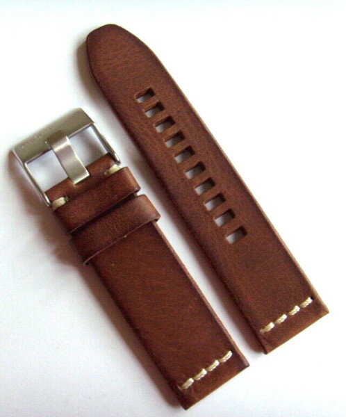 【純正ベルト】DIESEL ディーゼル DZ1804 レザーバンド ストラップ 24mm【時計ベルト、バンド】