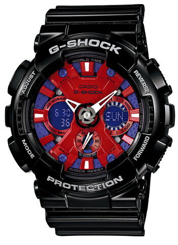 CASIO G-SHOCK クレイジーカラーズ GA-120B-1 カシオ デジタル アナログ ウォッチ 時計 逆輸入