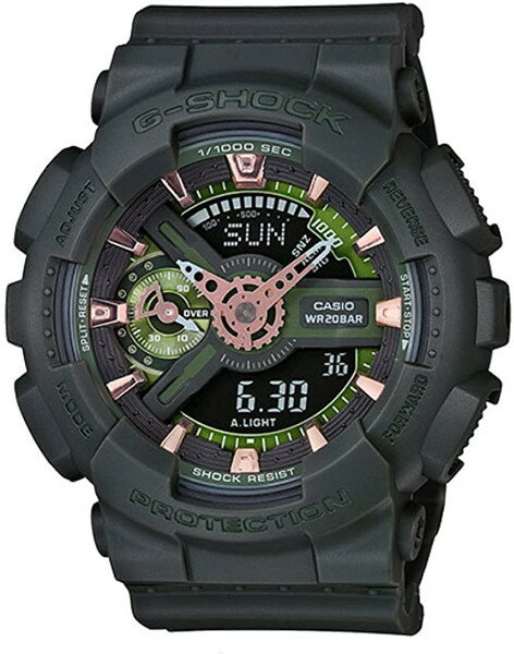 CASIO G-SHOCK GMA-S110CM-7 カシオ デジタル アナログ ウォッチ 海外モデル 逆輸入 ブラック