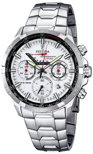 FESTINA F6836/1 フェスティナ 1/20秒クロノグラフ メンズ ウォッチ 腕時計 時計 メタルベルト【送料無料】【代引手数料無料】【ベルト調整無料】【smtb-KD】