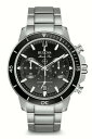 ブローバ 腕時計 メンズ 【ベルト調整無料】BULOVA 96B272 ブローバ マリンスター メンズ クロノグラフ ウォッチ 腕時計 ブラック 200m防水