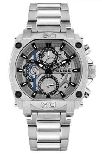 ポリス 腕時計（メンズ） 【ベルト調整無料】ポリス 15472JS/13 POLICE メンズ ウォッチ 腕時計 樽型