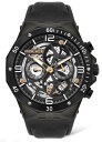 ポリス 腕時計（メンズ） 【ベルト調整無料】ポリス 16065JSUB/02 POLICE メンズ ウォッチ 腕時計 クロノグラフ ブラック ローズゴールド