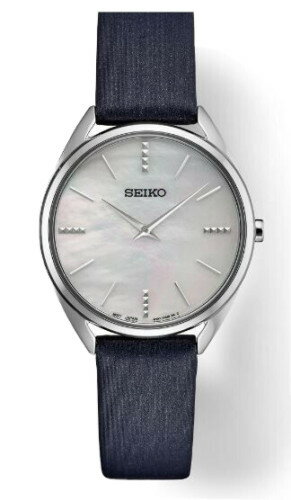 セイコー SEIKO SWR079 逆輸入 レディース ウォッチ マザーオブパール レザーベルト