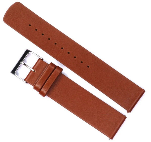 【純正ベルト】Skagen スカーゲン SKW6358 レザーバンド ストラップ 時計ベルト バンド 20mm スライド式バネ棒 工具不要