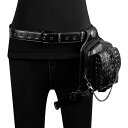 ホルスターバッグ スマホバッグ ウエストバッグ パンク ロック レディース メンズ アウトドア サイクリング バッグ アウトドア オートバイ レッグバッグ かっ...