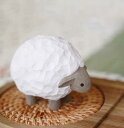 ひつじ 置物 木彫り 癒し オブジェ 手作り マスコット 木製 子羊 置き物 可愛い アニマル リラックス 小物 ナチュラル 庭飾り インテリア ガーデニング ...
