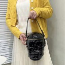 スカル バッグ ハンドバッグ ハロウィン ドクロ おしゃれ インテリア ポーチ コスプレ パーティー イベント パンク ロック 骸骨 レディース メンズ ゴシッ...