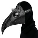 ペストマスク カラスマスク ハロウィン 仮装 スチームパンク コスプレ 小道具 パーティー ステージ 舞台 衣装 ファッション ブラック クール くちばし マス...