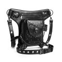ライダースバッグ ヴィジュアル系 V系 バッグ 骸骨 スカル 4way バイク パンク スタイリッシュ ロック スチームパンク ショルダーバッグ メンズ レディ...