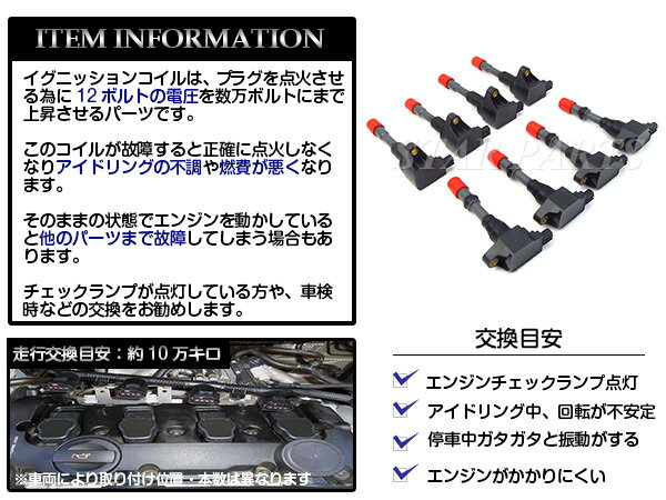 新品◆ HONDA/ホンダ フィット GD1 GD2 フィットアリア GD6 GD7 GD8 GD9 アルマス GD1 GD2 イグニッションコイル フロント+リア 一台分 8本セット 30520-PWA-003/30521-PWA-003 点火コイル/ダイレクトイグニッションコイル