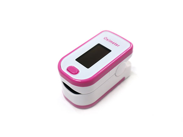 指パルスオキシメーター 血中酸素飽和度 血中酸素濃度測定器 SpO2 サチュレーション 心拍数 PIの計測 健康 医療 介護 グッズ 【ピンク】 ポータブル
