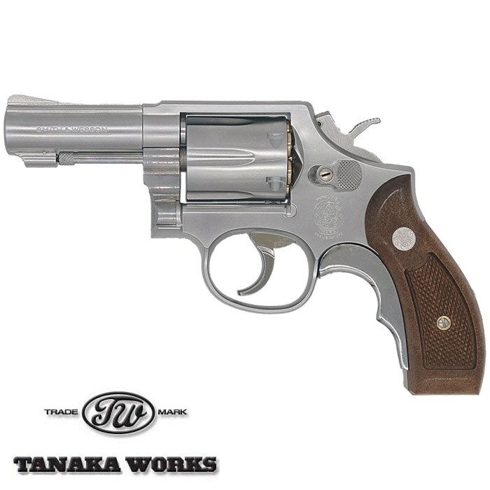 《2月29日新商品》タナカ S&W M65 .357Magnum 3インチ Ver.3 モデルガン ステンレスフィニッシュ