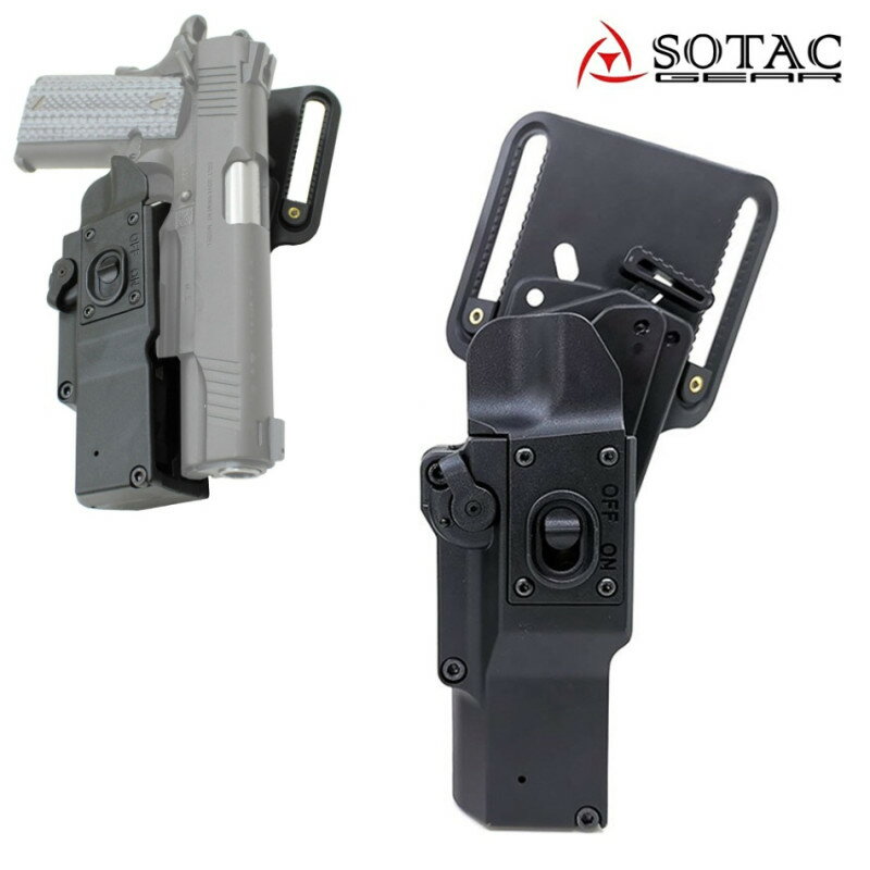 SOTAC SF MASTERFIRE Rapid Deployタイプ ホルスター BK