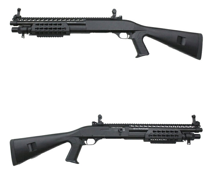 スカイスターの《サマーフェア》CM365 ベネリM3 Tac.固定ストック スポーツライン ショート BK｜アングル3