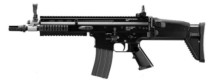 【商品説明】 ●全長：731.5mm / 795mm / 541mm（左から最短・最長・ストック折り畳み時） ●重量：3,250g（バッテリー含まず） ●銃身長：260mm ●装弾数：82発 ●弾丸：6mm BB弾 ●8.4v ミニバッテリー（別売） 2009年4月に、幾多の改良を重ねながら、「改良型GEN.4（ジェネレーション4） SCAR-L」 600挺が、アメリカ陸軍・第75レンジャー連隊に送られ試験運用が開始された。SCARの特徴的な アッパーレシーバーはアルミニウム製。左右2本のサイドレイルと銃身下部にロングレイルを備え、 ロアレシーバーはM4/M16用ピストルグリップ（ポリマー素材製）を備えている。 「CQC（=Close Quarters Combat）」とは「近接戦闘」の略。近接戦闘に対応できるように、 バレルを短くしたバージョンが、このCQCモデルである。 ●SCAR-L CQC専用〈削り出しアルミアウターバレル〉 ●米国内での実物採寸によりリアルな形状、完璧な再現性！ ●アッパーレシーバー、アンダーレイル、フラッシュハイダーは実物同様 〈アルミ削り出し＆アルマイト処理〉！ ●〈シュート＆リコイルエンジン〉搭載。もちろんボルトハンドルも 連動して「強力なリコイルショック」を生み出す。 ●バレルは、リアルな〈フローティング構造〉を実現！ ●重量は約3,250g。 ●特徴的な折りたたみストック、6段階伸縮を完全再現。 ●バッテリーはストック内に〈ニッケル水素8.4V Mini-S 1300〉を搭載。 最適な重量バランスを実現。 ●マガジンは次世代M4シリーズ共通。 〈給弾ストップシステム〉を搭載し、30発の切換えも可能！ ※この商品は18歳以上対象商品(高校生購入、使用不可)です。 【関連商品はこちらから】 ・消耗品(BB弾 ガス 他) ・ガンケースコーナー ・スコープコーナー ・ドットサイト ・ライト ・サイレンサーコーナー ・バッテリー＆充電器