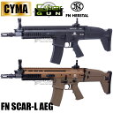 《楽天スーパーフェア》CYMA CYBERGUN FN SCAR-L フルメタル電動ガン BK TAN 2色あり 180日間安心保証つき 