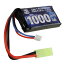 《1月31日再入荷商品》S&T Lipo 7.4v1000mAh PEQバッテリー(61*35*12.5)(STLBY03)