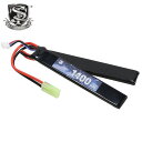 《GWフェア》S T 7.4v Lipo 1400mAh 40C セパレートバッテリー ミニコネクター (123 19 10)